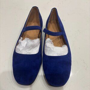 Madewell Greta Ballet Flats in Suede – Deep Royal – Size 5.5 (NIB)
